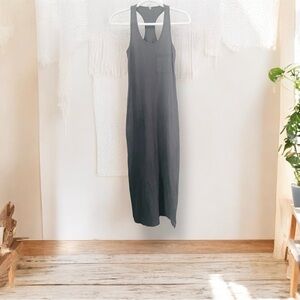Madigan Sleeveless Gray Maxi Tank Tee Dress Size XS